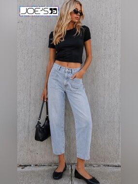 NWT Joe's Jeans Barrel Leg Luanda Jean light wash 26